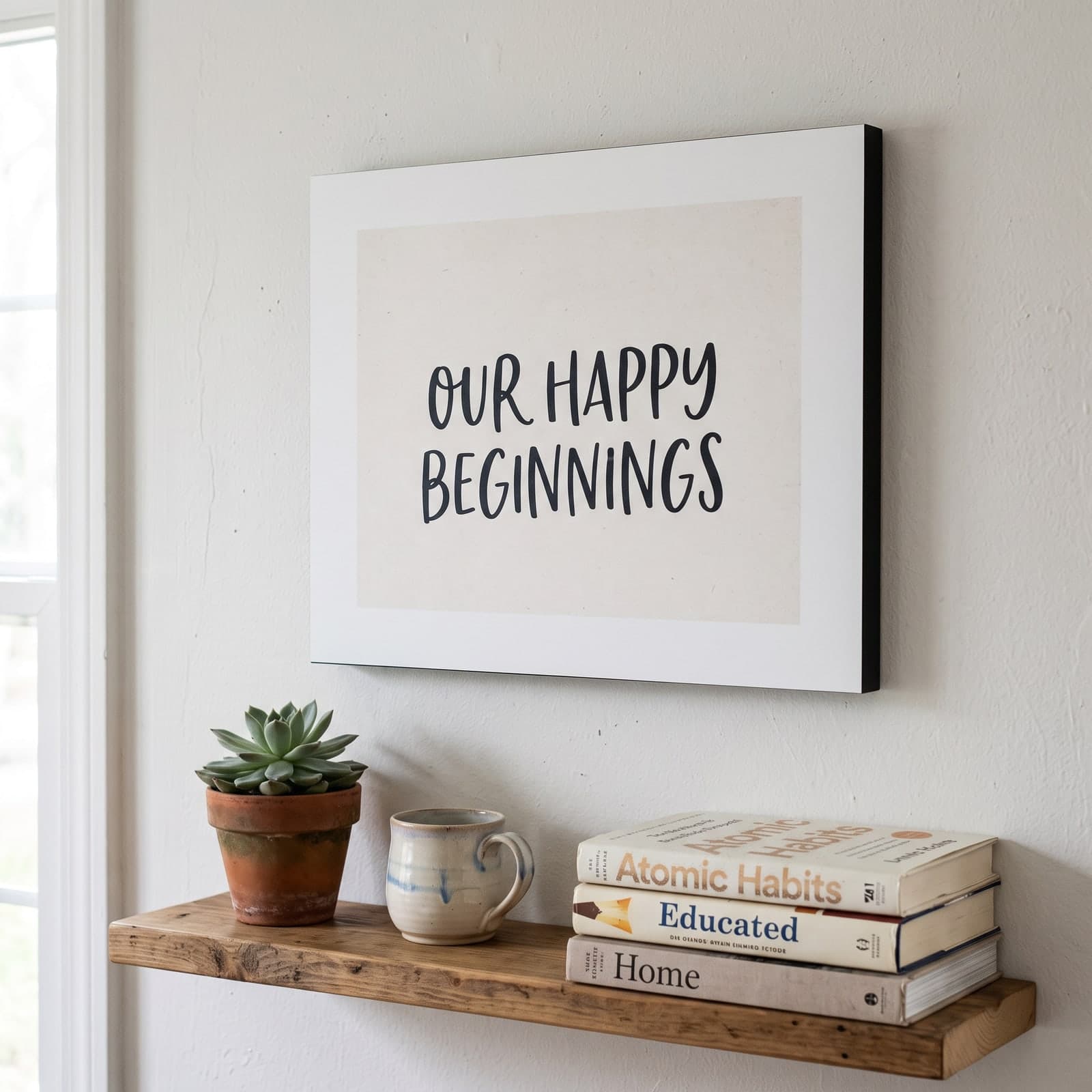 Cuadro de frase personalizada